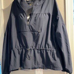 Zella 1/4 Zip Hooded Athletic Pullover Sz S